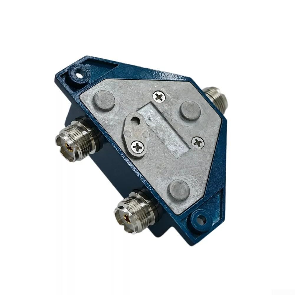 Commutateur coaxial CA201 2 positions 1.8-600MHz Manuel Antenne Outil avec SO239 UHF Femelle Connecteur pour Radio Amateur et Surveillance Station de Base