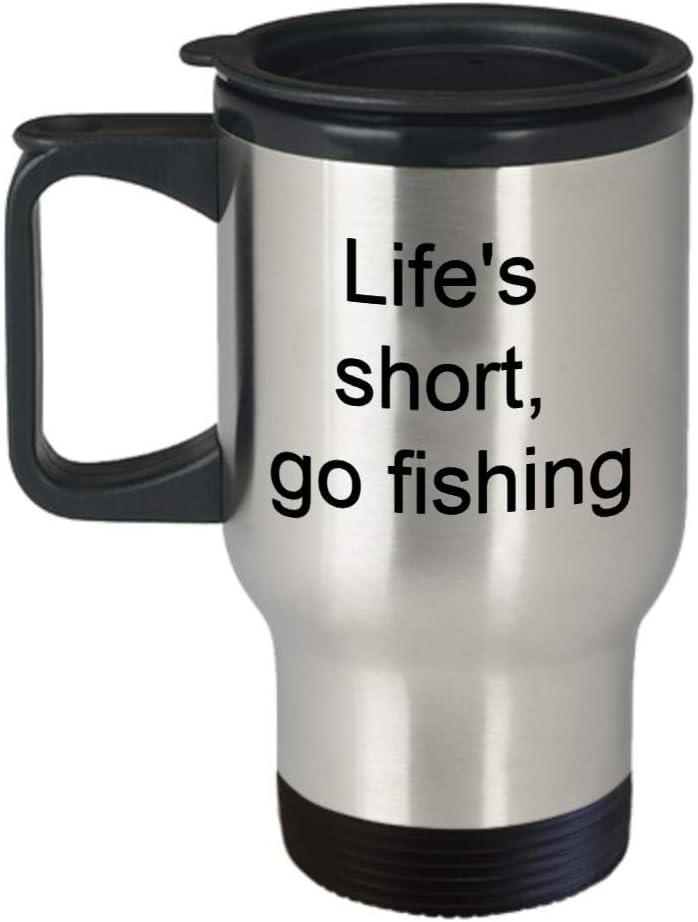 Fishing Gear Equipment Travel Mug Fly Fishing Season Bass
