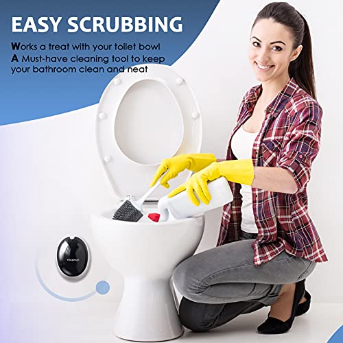 Renemos Toilet Brushes For Bathroom Wall Mount,Upgrade Silicone Toilet Brush With Holder thumb #4