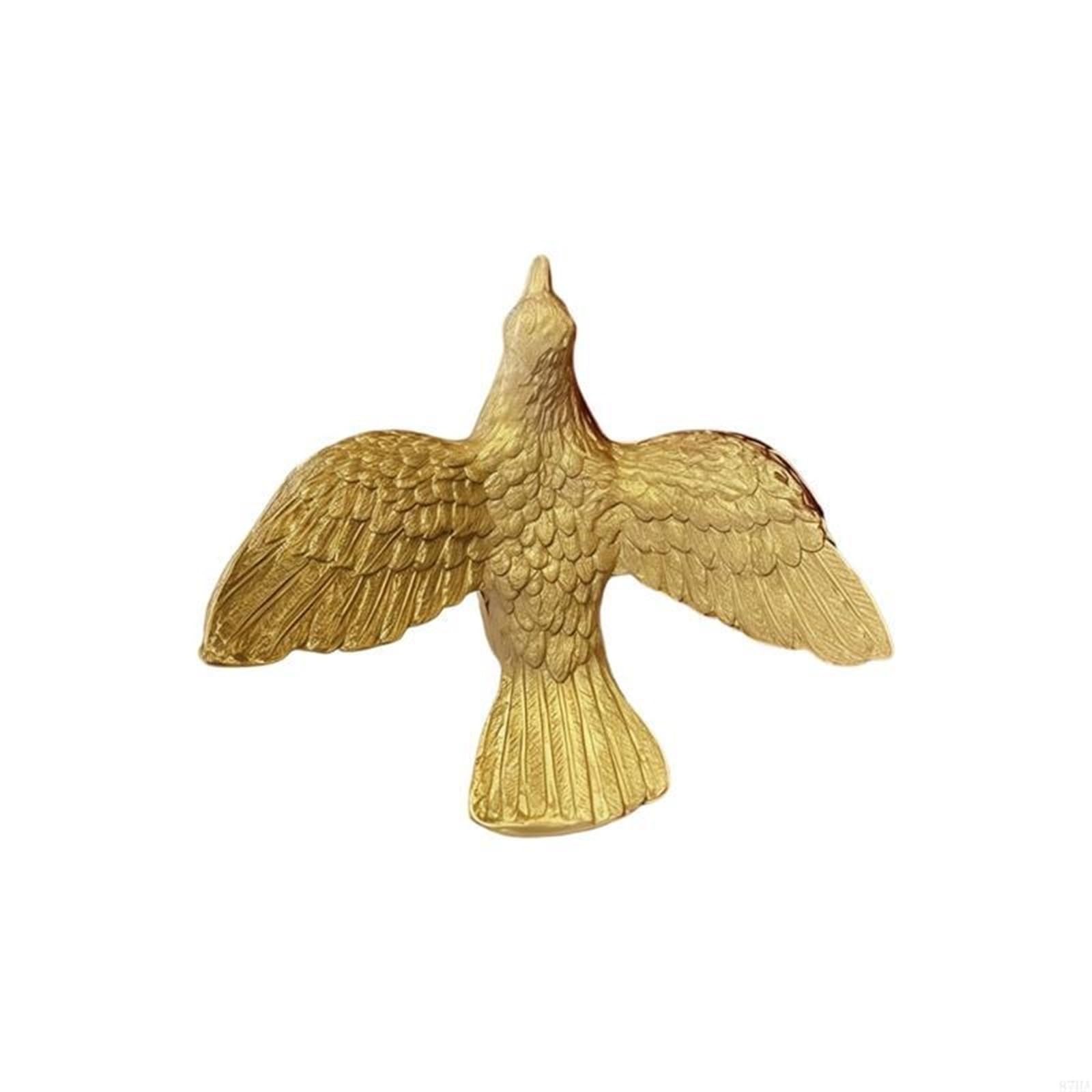 Brass Curtain Tieback Hook Curtain Tiebacks Holdbacks Metal Hooks Pull Backs Tie Wall Mounted Holders(Bird)