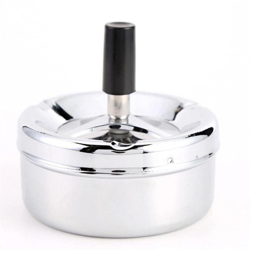 Amazon.co.jp: 喫煙用アクセサリ ステンレス製灰皿 丸い押し下げ