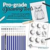 NIL - TECH 37-Pc Professional Drawing Set & Sketching Kit for Adults – Complete Art Supplies with Travel Case, Sketch Pad & Tutorials – Ideal Gift for Sketching #3