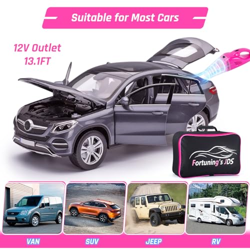 Fortuning'S Jds 47PCS PINK CAR WASH KIT WITH BUCKET 47Pcs Car Detailing Kit Interior Cleaner thumb #6