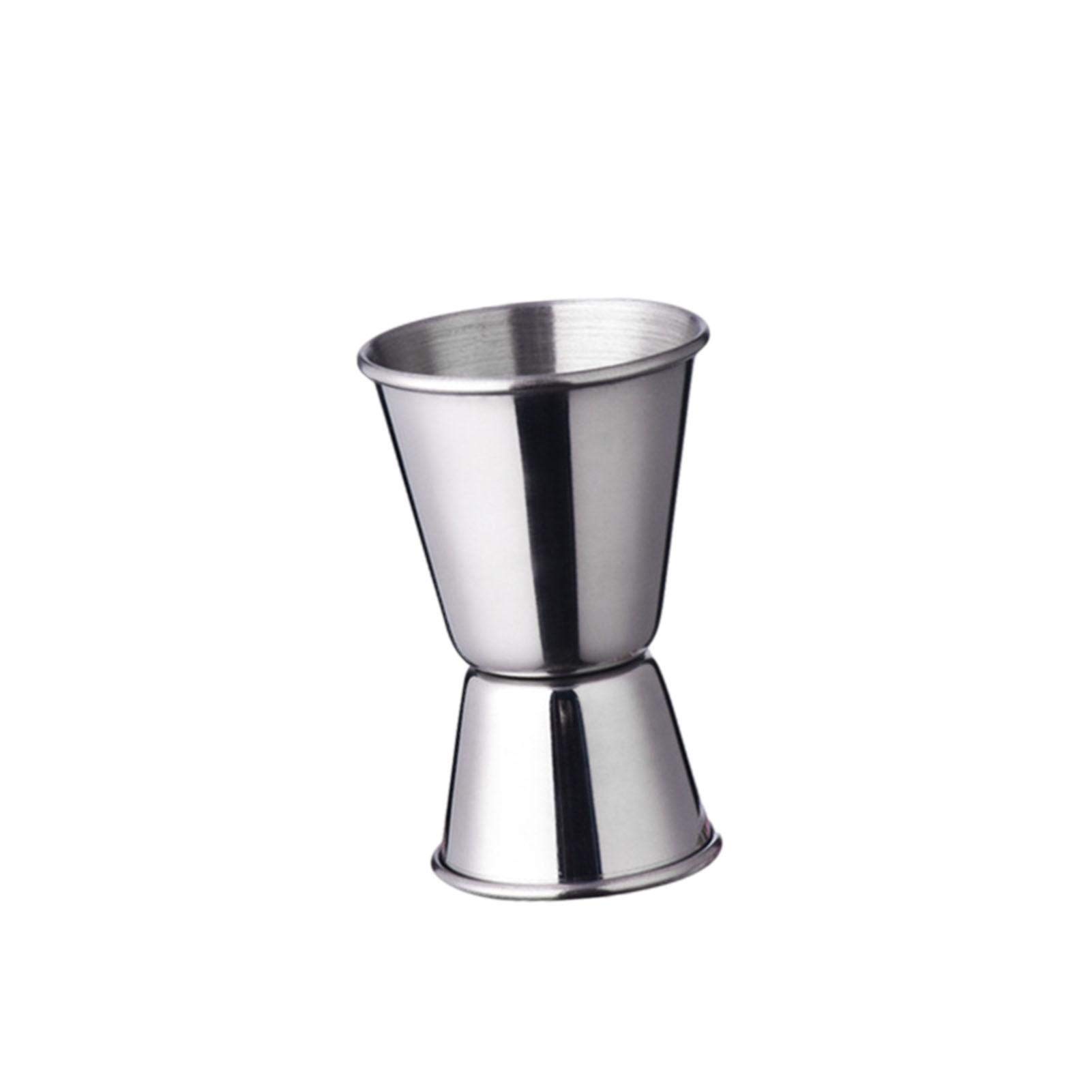 Jigger Doppio Per Cocktail In Acciaio Inox 15/30 Ml E 25/50 Ml | Misurino Da Bar Professionale