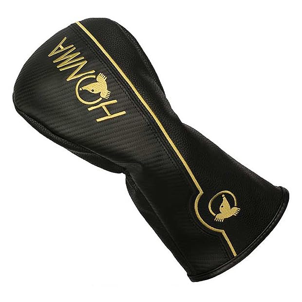 HONMA Golf TR20 Driver Headcover HC52002 Black Gold Faux Leather