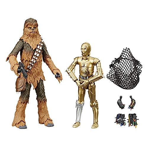 STAR WARS The Black Series Chewbacca & C-3PO Toys 6' Scale The Empire Strikes Back Collectible Figures (Amazon Exclusive)