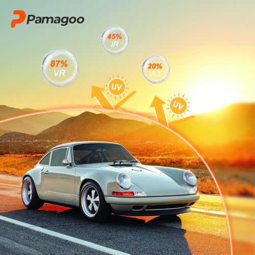 Image of Window Tint Car 5% VLT, 20 inch x20' Ceramic Window Roll | Privacy Sun & Glare Protection, UV Heat Blocking, Scratch Resistant, 5-Layer, 2026 Upgrade