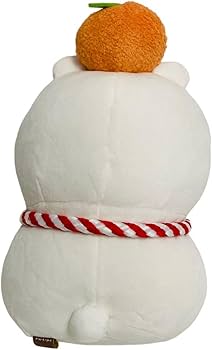 ナガノのクマ　鏡餅ぬいぐるみ Amazon.co.jp: ナガノのくま お正月 かがみもち 鏡餅ぬいぐるみ タグ