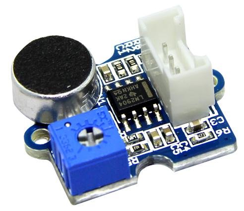 Grove, sensor, micrófono Lm2904, para uso con módulos Grove, tableros de desarrollo y kits de evaluación