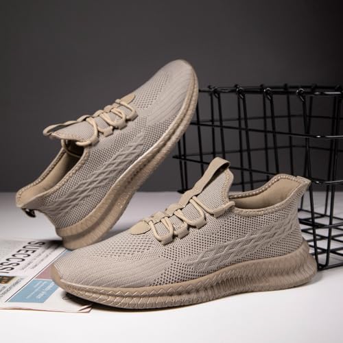 Image of Mens Walking Shoes Tennis Slip on Sneakers Running Jogging Athletic Gym Ultra Lightweight Breathable Comfortable Non Slip Fashion