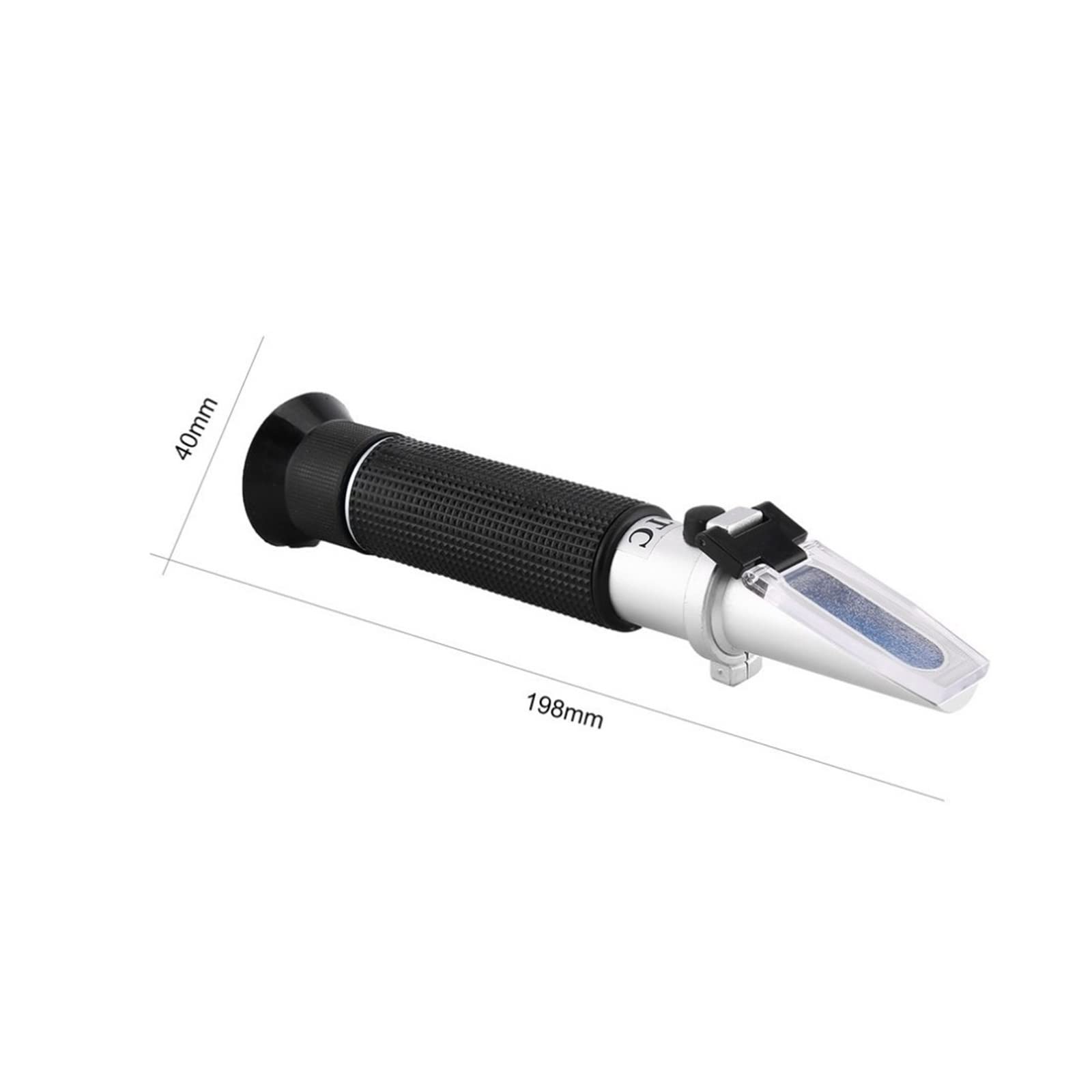 Refraktometr, refraktometr Brixa, Handheld Refraktometr 0-80% optyczny alkoholowy alkohol i napojów spirytusowych zawartość wódki miernik miernika ATC Pomiar tester do celów rolniczych, ogrodniczych i