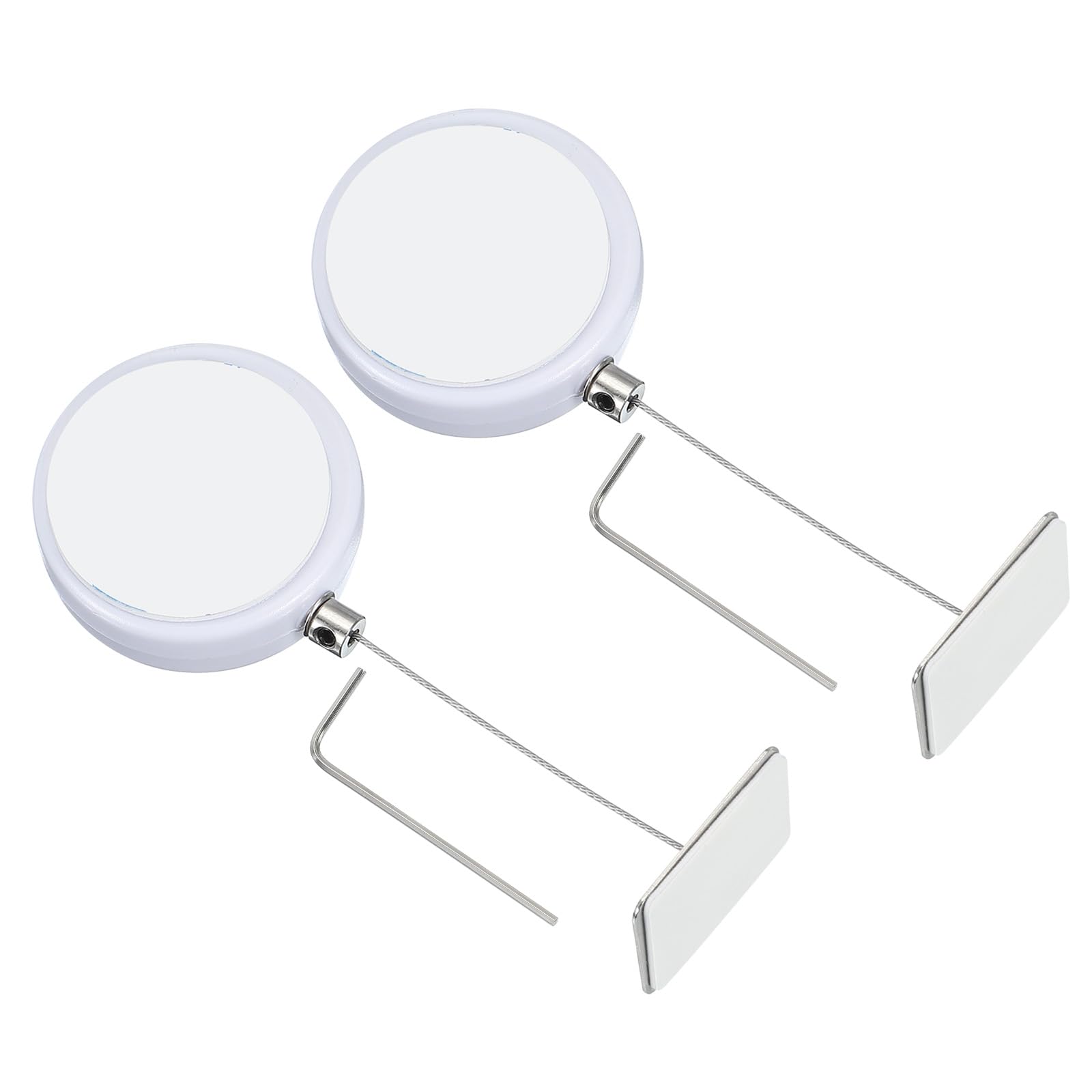 Câble rétractable de 1,5 m contre la perte des télécommandes et manettes blanches lot de 2