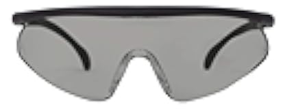 ZAYAAN HEALTH Simone Safety Glasses – Gray and Black, Anti-Scratch Anti Fog Wrap Around Lenses, Adjustable temples, Built-in Side Shields, OTG, UV Protection, ANSI Z87