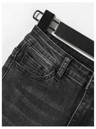 SweatyRocks Boy's Distressed Ripped Skinny Jeans Slim Fit Denim Pants with Pockets3