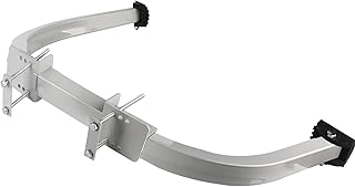 DBREAKS Ladder Stabilizer, Roof Ladder Standoff, Heavy Duty Ladder Stabilizer Accessory with Non-marring Rubber End Caps, Grey Extension Ladder Roof Stabilizer, for Roof Gutter＆Wall