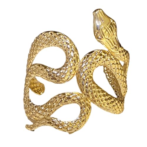 Zkydhbd Brazalete de cadena para la parte superior del brazo para mujeres, adolescentes, pulseras para niñas, mujeres, joyería flexible de playa, serpiente, accesorio elegante para el brazo, Sección 1