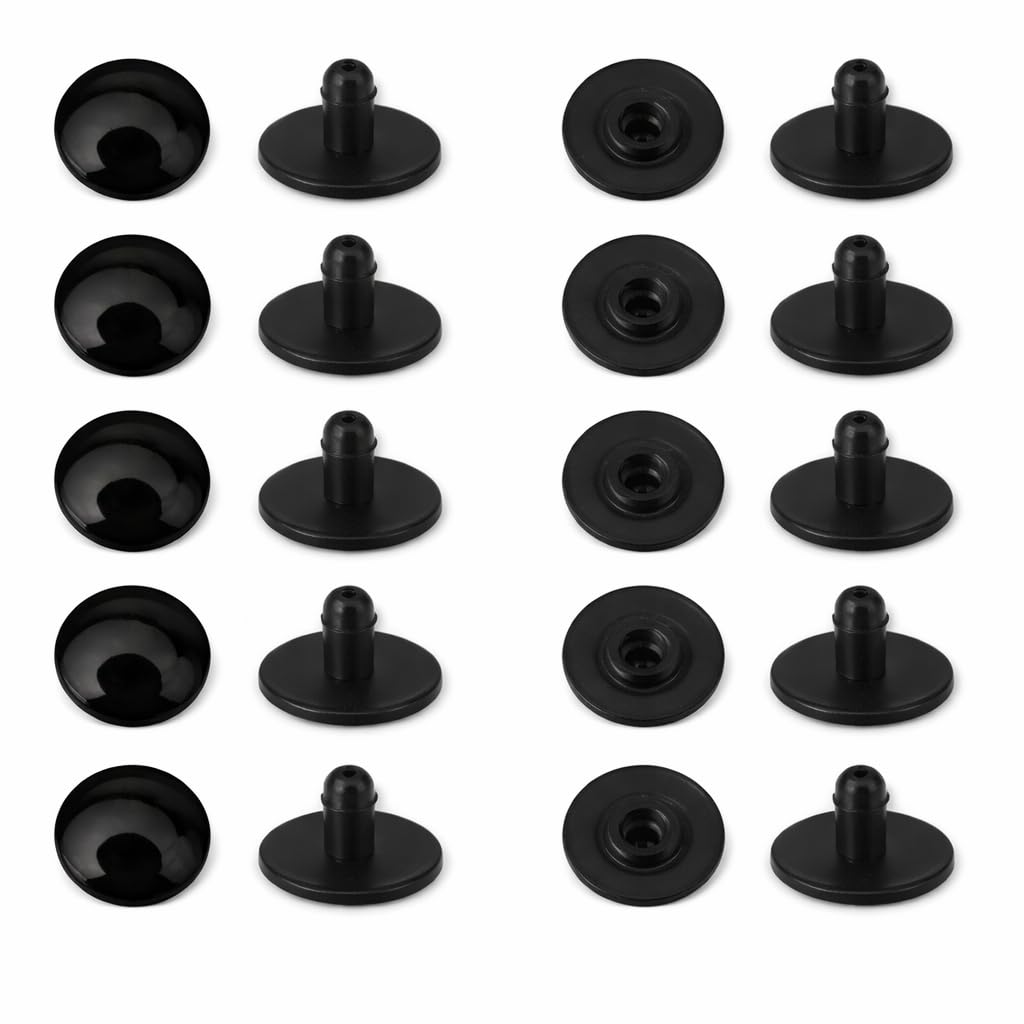 Replacement Strap Rivet Buttons for Crocs Clog Shoes Repair, 10 Sets, 16mm, Easy to Install-image-4