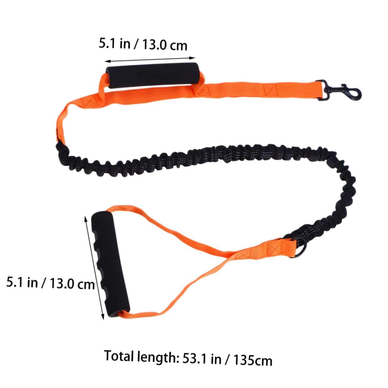 VICASKY Heavy Duty Reflective Dog Leash with Traffic Handles Durable Pet Rope for Large Medium Dogs for Training Walking and Outdoor Activities
