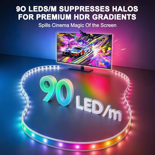 Tira de LED multicolor con sensor para TV de 55-65 pulg. miniatura 3