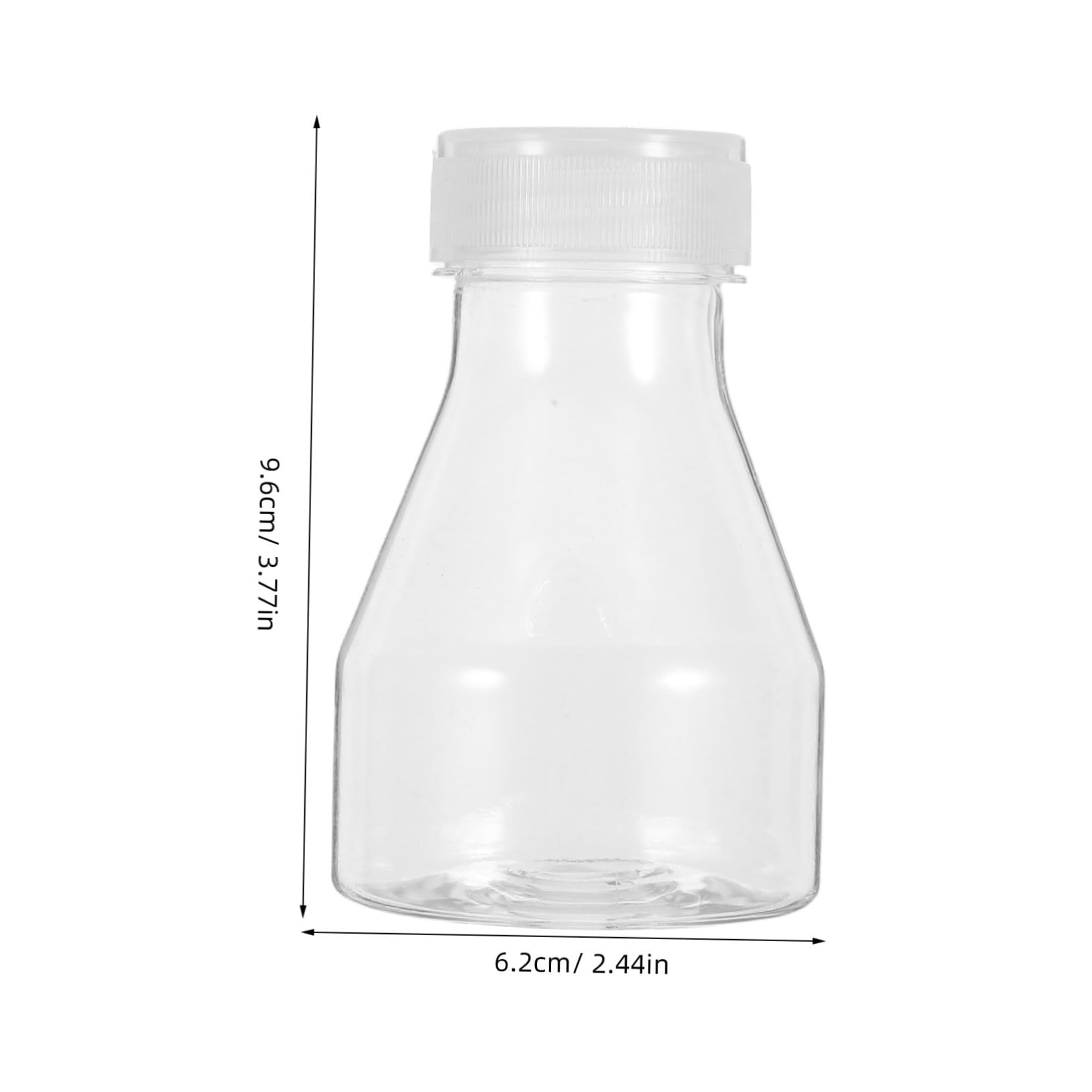 Ciieeo Plastic Sample Flasks Heat Resistant User-Friendly for Laboratory Use Cell Culture