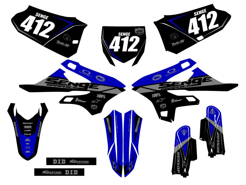 Amazon.com: 2022-2025 YZ 85 Binary Blue Senge Graphics