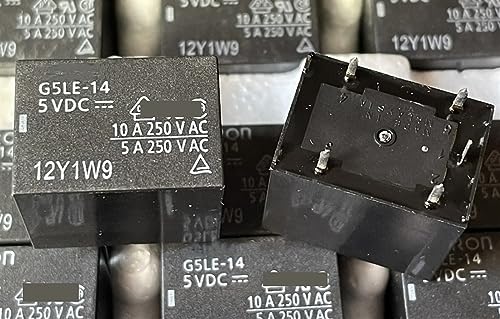 Relé G5LE-14 5VDC 4123-1C-5V-10A de 5 pines para sustitución de componentes dañados