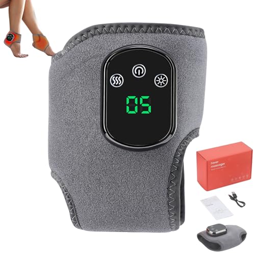 Masajeador de pies Soleva, 3 en 1 Naxir Foot Revive, tobillero portátil inalámbrico con calefacción, 3 Modos de vibración y 5 Niveles de Calor for tendinitis aquílea y Fascitis Plantar.(1PCS)