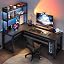 Black Left + Table Top Stand