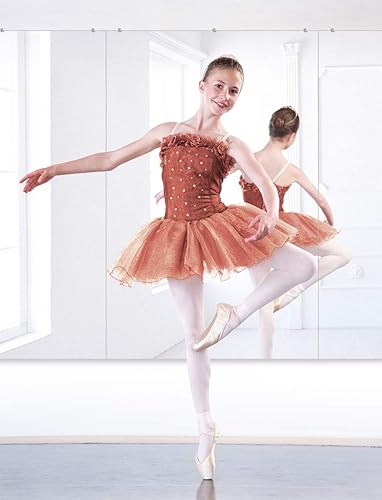 Trico-op Espejo de actividad de gimnasio montado en la pared para gimnasia, yoga, fitness, baile, 48 x 32 pulgadas (1)