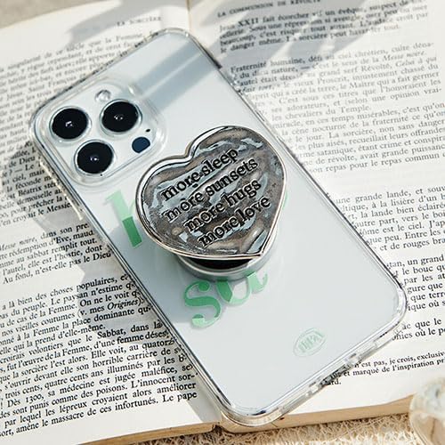 Griptok TBAT1TMK23001F Vintage Heart The Breeze Area Shine Silver Grip Tock