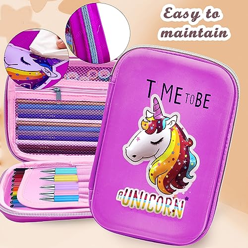 Image of FunBlast Pencil Pouches for Girls Stylish, Unicorn Pouch for Girls - Pencil Pouches for Kids, Pencil Box for Girl, Return Gift for Kids