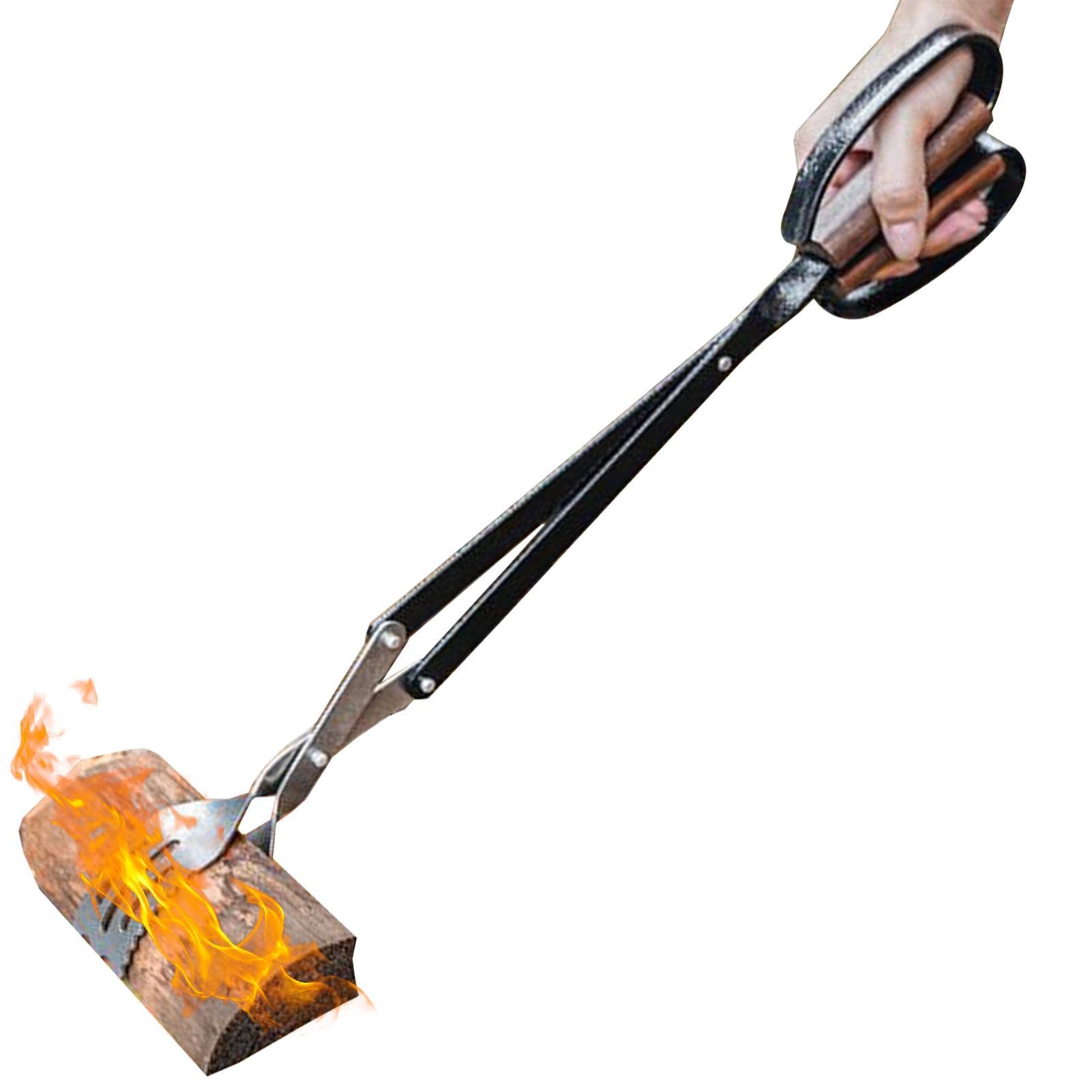Campfire Tongs | Log Tongs for Firewood,20Inch Log Claw Tongs for Fire Pit  and Fireplace, Campfires, Firewood Stove, Camping Luckxing : Amazon.co.uk:  Garden
