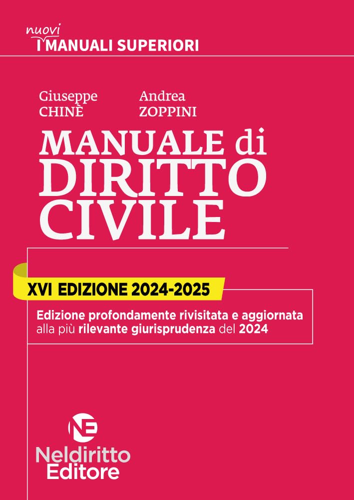 Manuale superiore di diritto civile 2024/2025 per concorso in magistratura e concorsi superiori