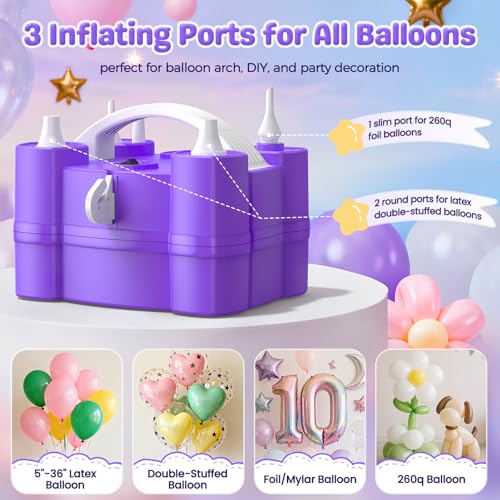 Keaibuding 4-in-1 Electric Balloon Pump