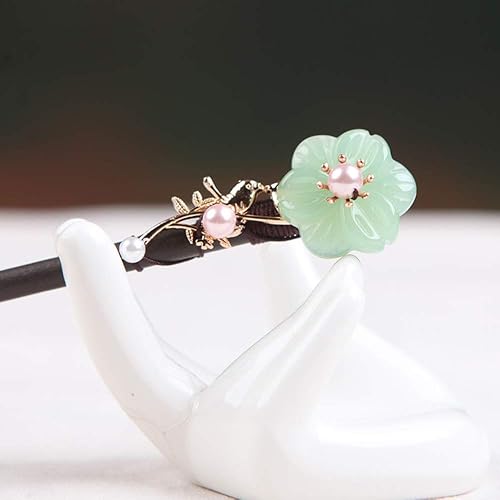 Miniatura 3 de Top Coser Palillos de pelo hechos a mano de madera para largo Hiar palillos para mujeres chica nuevo modelo A-1