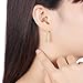 ARMRA Fashion Classic Sterling Silver Thread Drop Earrings Teardrop Back Chunky Dangle