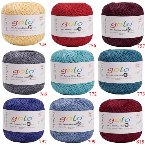 Image of golo Crochet Thread Embroidery Thread Crochet Yarn for Hand Knitting 699