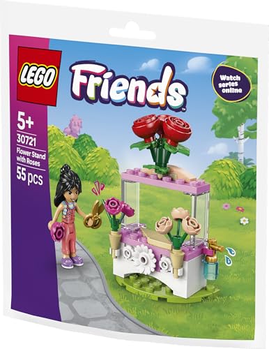 Image of LEGO 30721 Recruitment Bags Flower Stand with Roses (55 Pieces)
