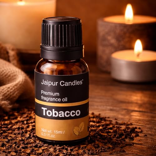 Image of Fragrance Oil | 15 ml | Aroma Oil for Home Fragrance | Best for Aromatherapy | Use in Diffusers, Candles, Air Fresheners (15ML, Tobacco)