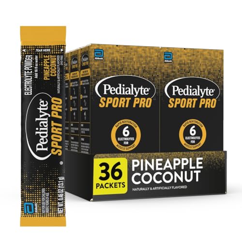 Pedialyte Sport Pro Electrolyte Powder, Pineapple Coconut, 36 Packets - image 1