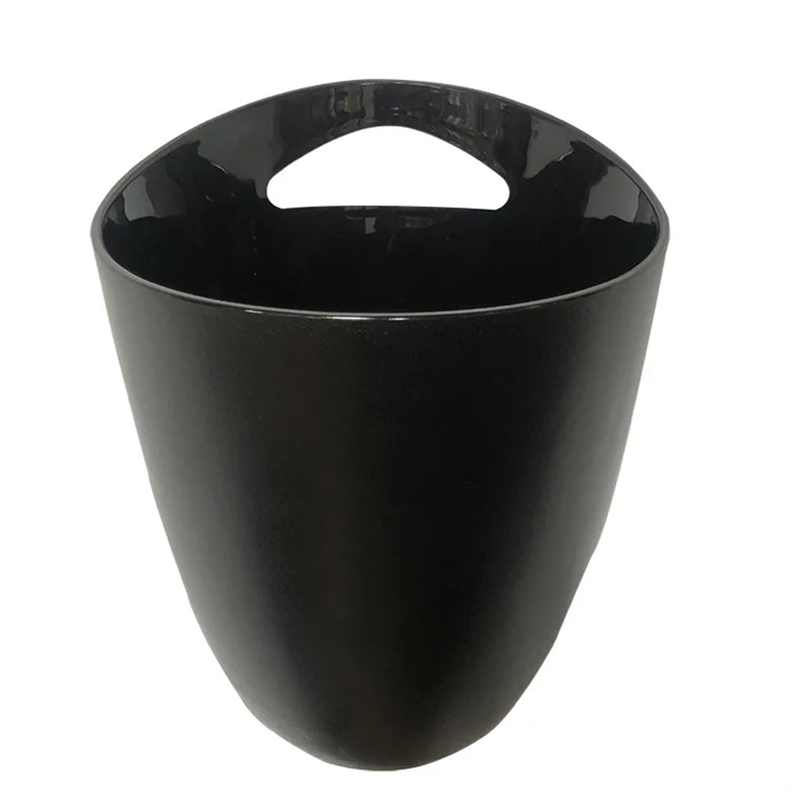 Secchiello for Il Ghiaccio Trasparente, Vasca for Bevande, Champagne, Birra, Vino, for Bottiglie di Vino, congelatore, Cocktail Bar, Ristorante per Casa, Bar(Black)