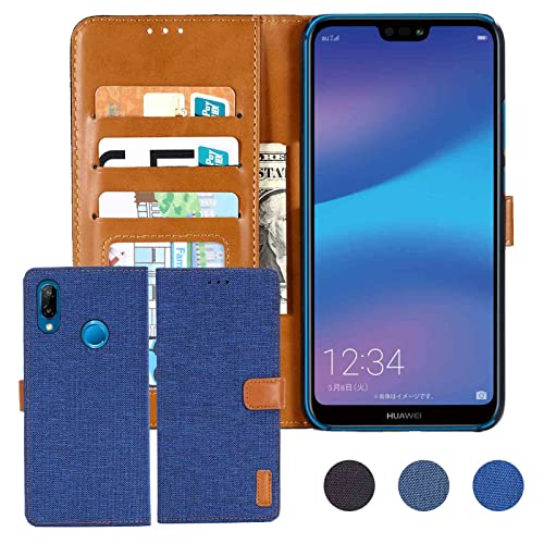 yAnrekzHUAWEI P20 Lite ANE-LX2J/HWV32/HWU34/Nova 3e Ή fjޗ 蒠P[X (u[) p20Cgm@3e P[X Jo[ 蒠^ J[h[ X}zP[X z^ یP[XP20Lite N