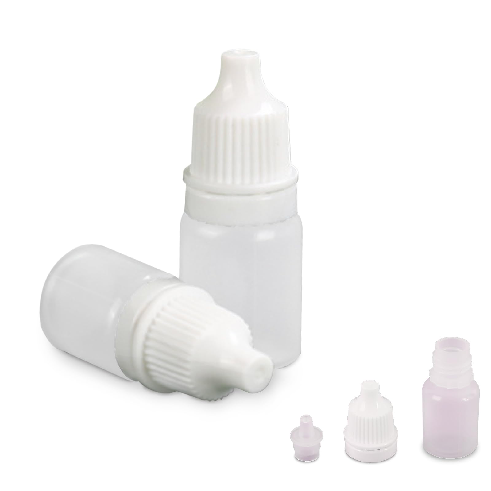 Oogdruppelflesjes, 100 stuks 2 ml lege plastic druppelflesje