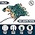 Joiedomi Christmas Lights Outdoor,21.4FT Multicolor Christmas Tree Lights Outside,100 Count String Lights,Green Wire Xmas Lights for Decorations Indoor Holiday Theme Party Yard House