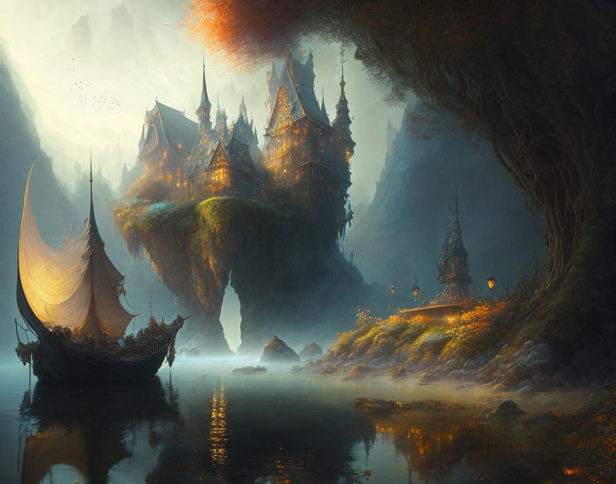 Poster 58 x 90 cm sans cadre pour salon tableau sur toile fantasy