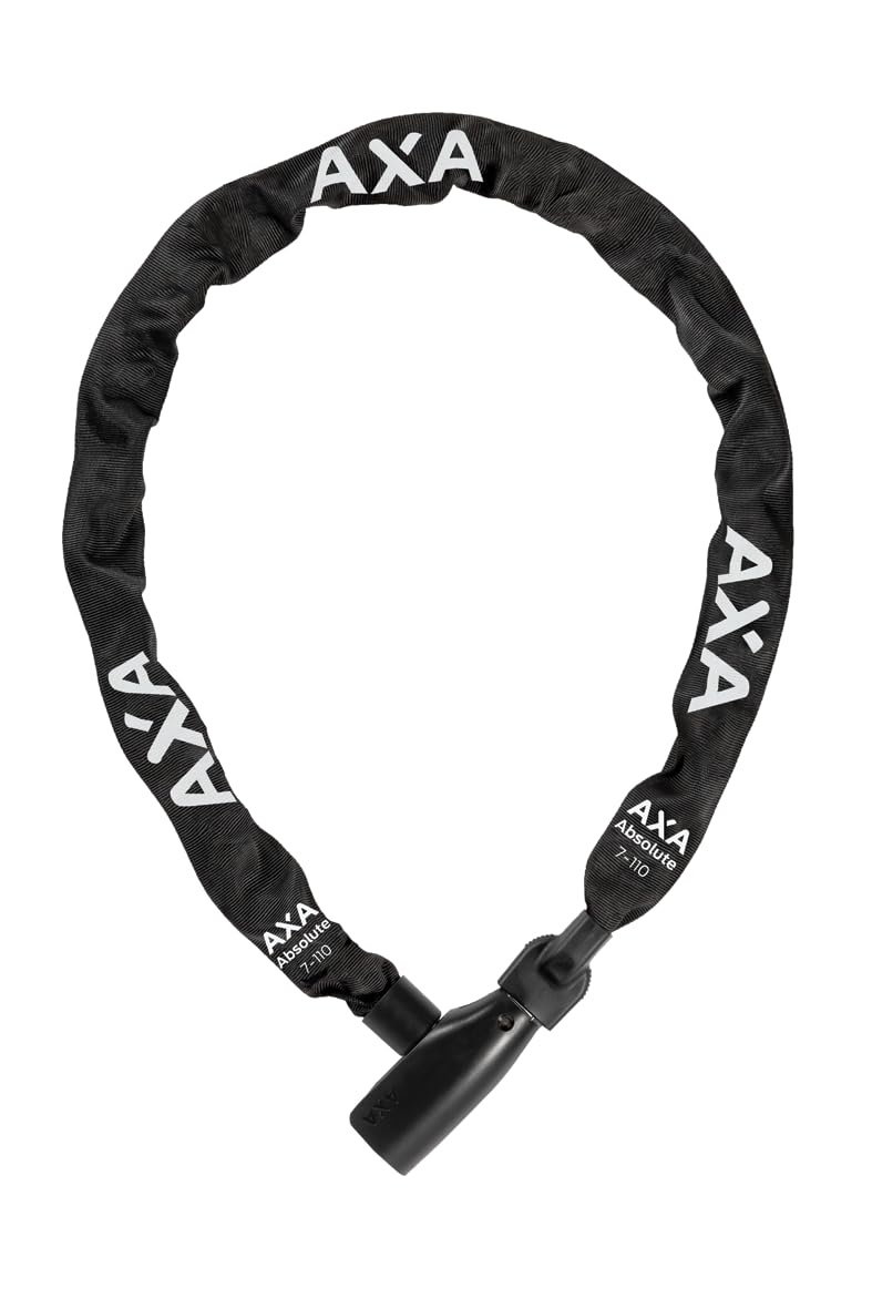 AXA Absolute 7-110 Chain Lock - Length 110 cm - Security Level 7 - Steel Links 7 mm - Extra Long