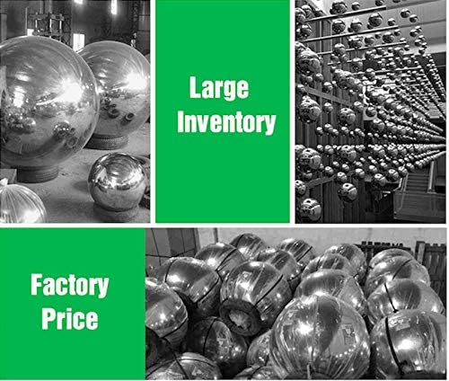 90mm-250mm 304 Stainless Steel Hollow Ball Mirror Polished for Kinds of Ornaments (200mm)