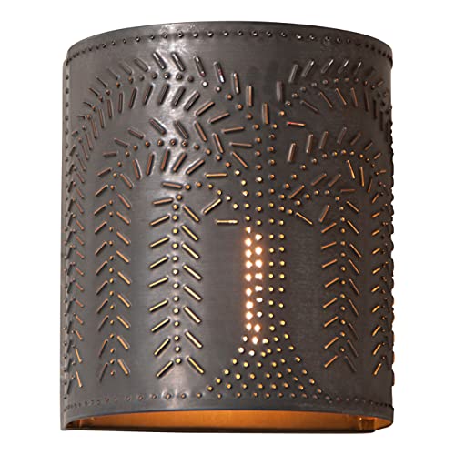 Irvinstinware724wlkbwillowsconcelightinkettleblackprimitivecountrywallsconcesintin Urban Country Home Decor Irvins tinware 724wlkb willow sconce light in kettle black primitive country wall sconces in tin urban country home decor