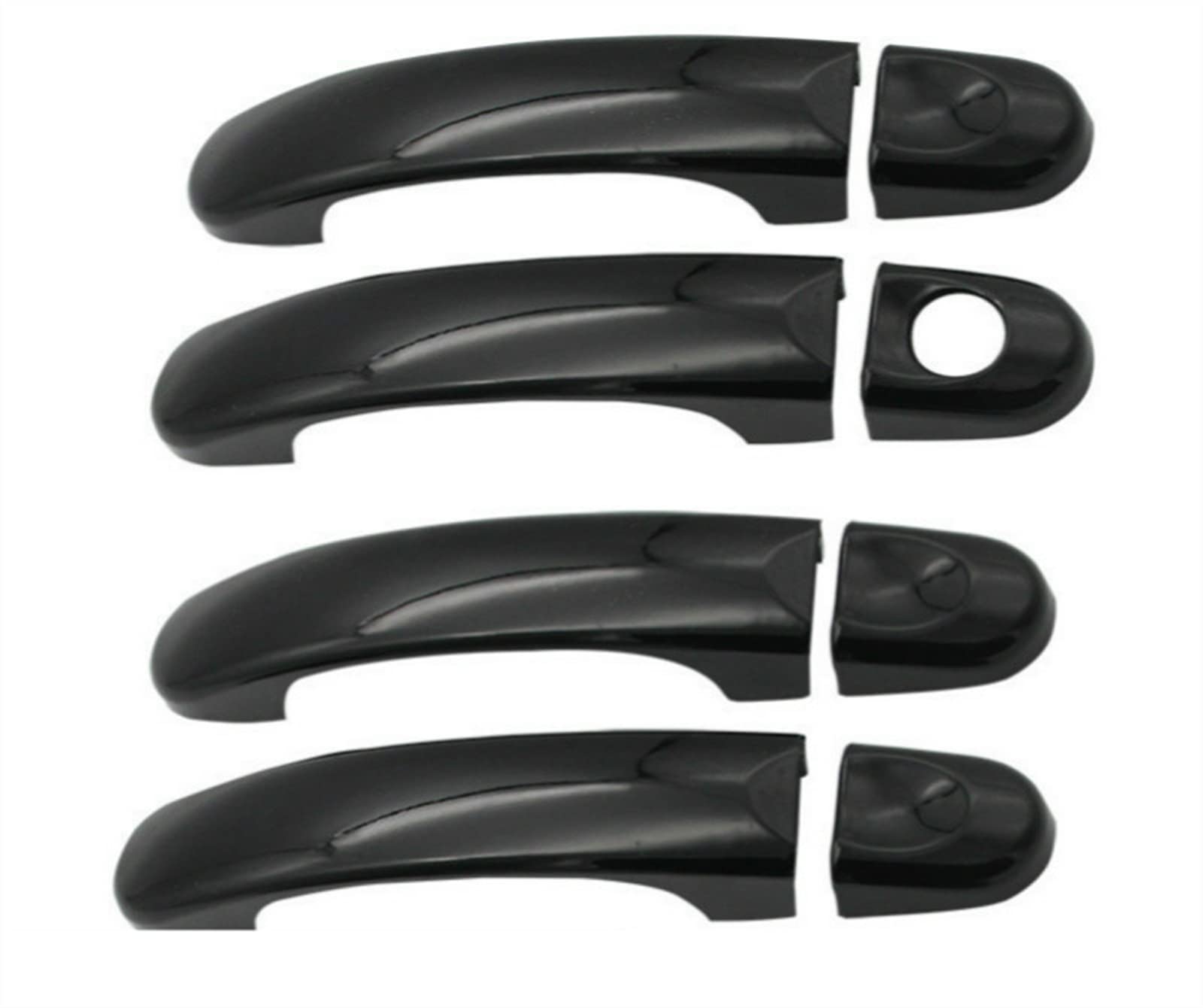 Coque Décorative Poignée Porte VW T6 Transporter 2015-2023 - Style Fibre Carbone - Protection Anti-rayures