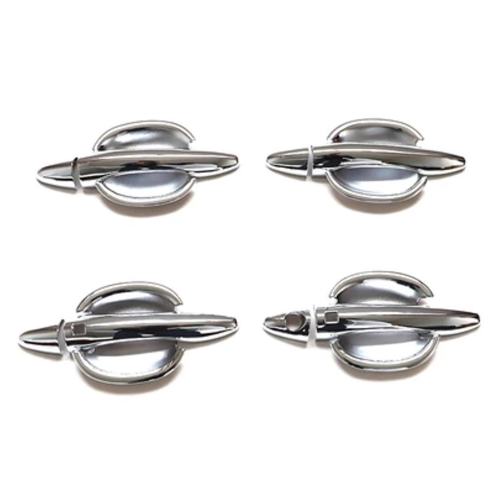 Noheeu Silver 4 Abs Car External Door Handle Catch Cover For Hyundai Ix35 2010-2017 Exterior Bowl Protection Trim Sticker(Silver 4)